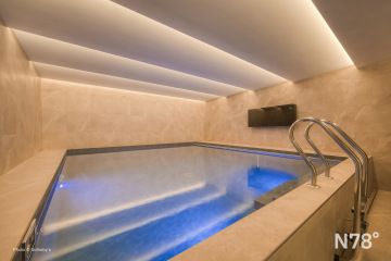 Rekonstrukce rodinného domu Průhonice - vnitřní bazén.