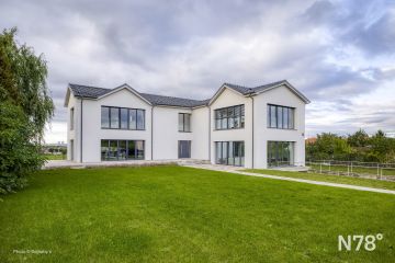 Rekonstrukce rodinného domu Průhonice - výsledná stav exteriér.