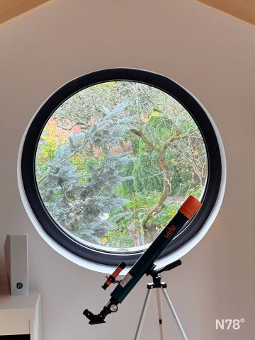 Dřevostavba rekreačního domu - dětský pokoj.